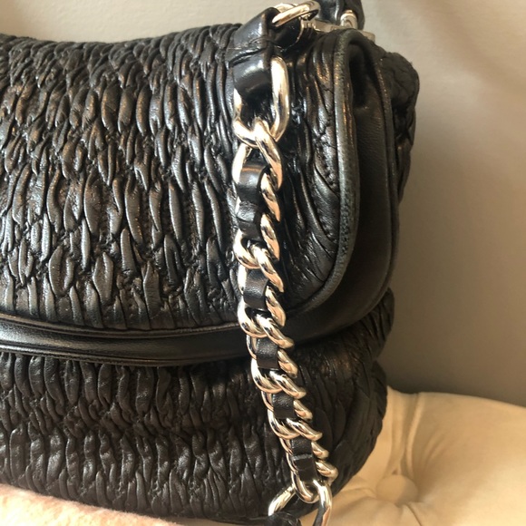 Beautiful Miu Miu by Prada Matelasse Black Supple leather Bag - Picture 4 of 13